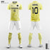 Yellow Custom Youth Soccer Jerseys with Shorts