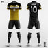 Custom School Soccer Jerseys Yellow and Black