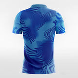 Custom Blue Men's Sublimated Soccer Jersey