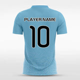 Blue Custom Soccer Uniform