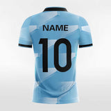 Custom Blue Men's Sublimated Soccer Jersey