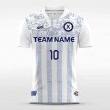 White Stripe Men Soccer Jersey