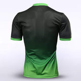 Custom Green Stripe Soccer Jersey