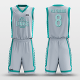 Sublimated Basketball Set Grey