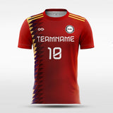 Red Tyrannosaurus Soccer Jersey