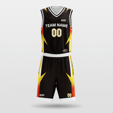 Black Armor Sublimated Basketball Set