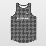 Grey Plaid Custom Sport Vest