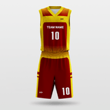 CLASSIC10 - Customized Sublimated Basketball Set