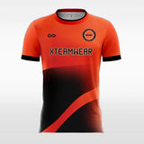 Fluorescent Orange Sublimated Soccer Jersey