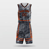 Cement- Customized Sublimated Basketball Set