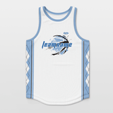 Carolina Blue Customized Basketball Jersey