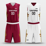 Classic55 - Customized Reversible Sublimated Basketball Set