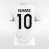 Custom White Men's Sublimated Soccer Jersey