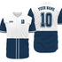 Neptune Blue Sublimated Baseball Jersey