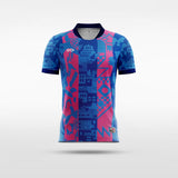 Blue Iberian Soccer Jersey