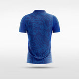 Custom Blue Kid's Sublimated Soccer Jersey