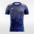 Navy Blue Men's Team Soccer Jersey Design