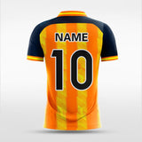 Custom Fluorescent Orange Sublimated Soccer Jersey