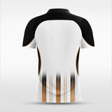 Custom White and Black Men's Soccer Jersey