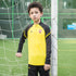 Pure Custom Kids 1/4 Zip Top Yellow and Black