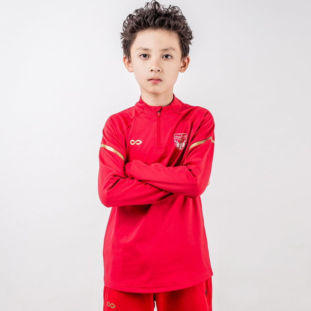 Pure Kids Zip Tracksuit Top Red