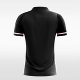 black Custom Soccer Jersey 