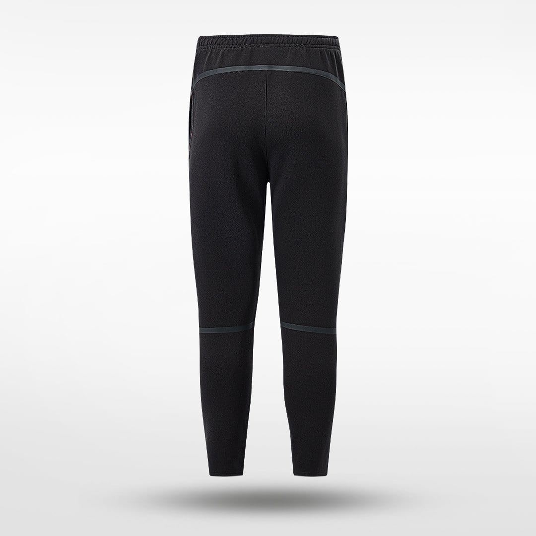 Black Custom Adult Sports Pants for Team