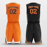 Burning Youth Basketball Set Orange and Black