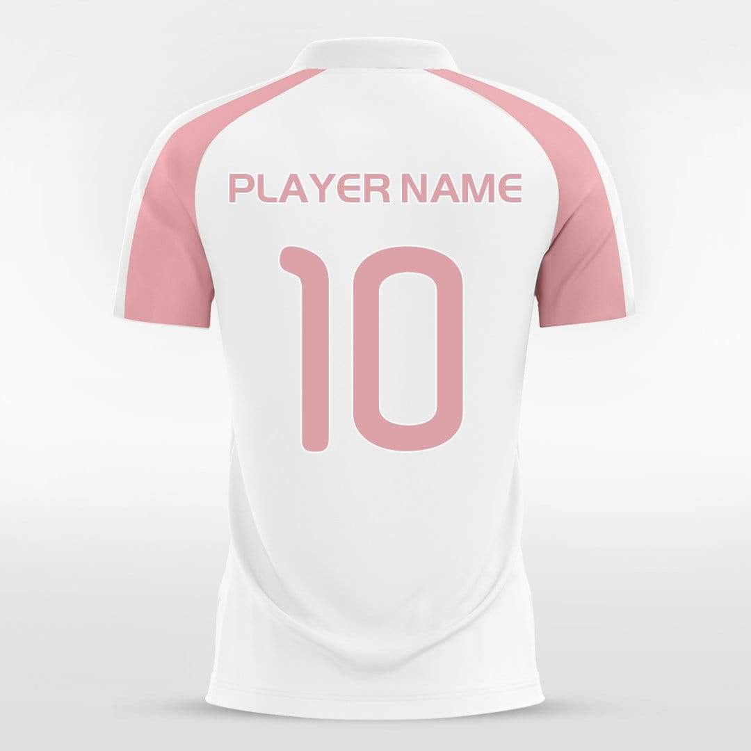 White&Pink Peak Custom Soccer Uniform