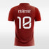 Custom Red Men's Sublimated Soccer Jersey