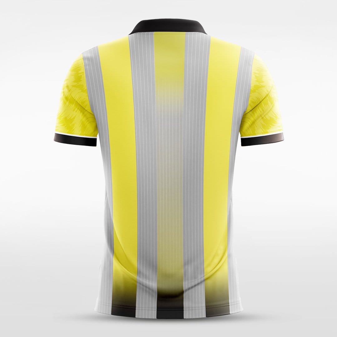 Yellow Men's Team Soccer Jersey Design