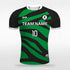 Jungle Soccer Jersey Design Green