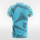 Custom Blue Men's Sublimated Soccer Jersey