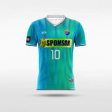 Mint Human Moon Day Soccer Jersey