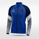 Blue Embrace Splash Full-Zip Jacket Design