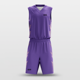 Purple Customized Spark Basketball Set