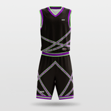 Black Stripe Fission Basketball Set for Team