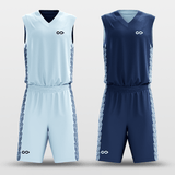 BlueIce Flower Sublimated Basketball Set