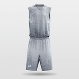 Grey Sublimated Basketball Set