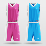 Pink&Blue Tai Chi Basketball Set Design