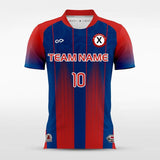 Blue&Red Men Soccer Jersey