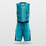 Mint Sublimated Basketball Set