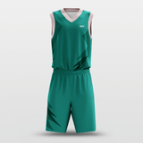 Green Sublimated Basketball Set