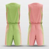 Pink&Green Classic32 Reversible Basketball Set