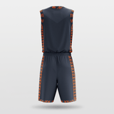 Darkgrey Sublimated Basketball Set