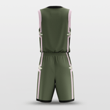 Dark Green Hero Sublimated Basketball Set