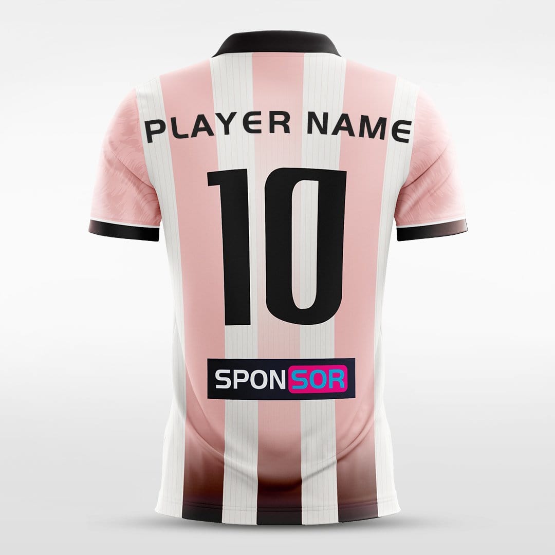 Custom Pink Men's Sublimated Soccer Jersey