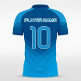 Blue Custom Soccer Uniform