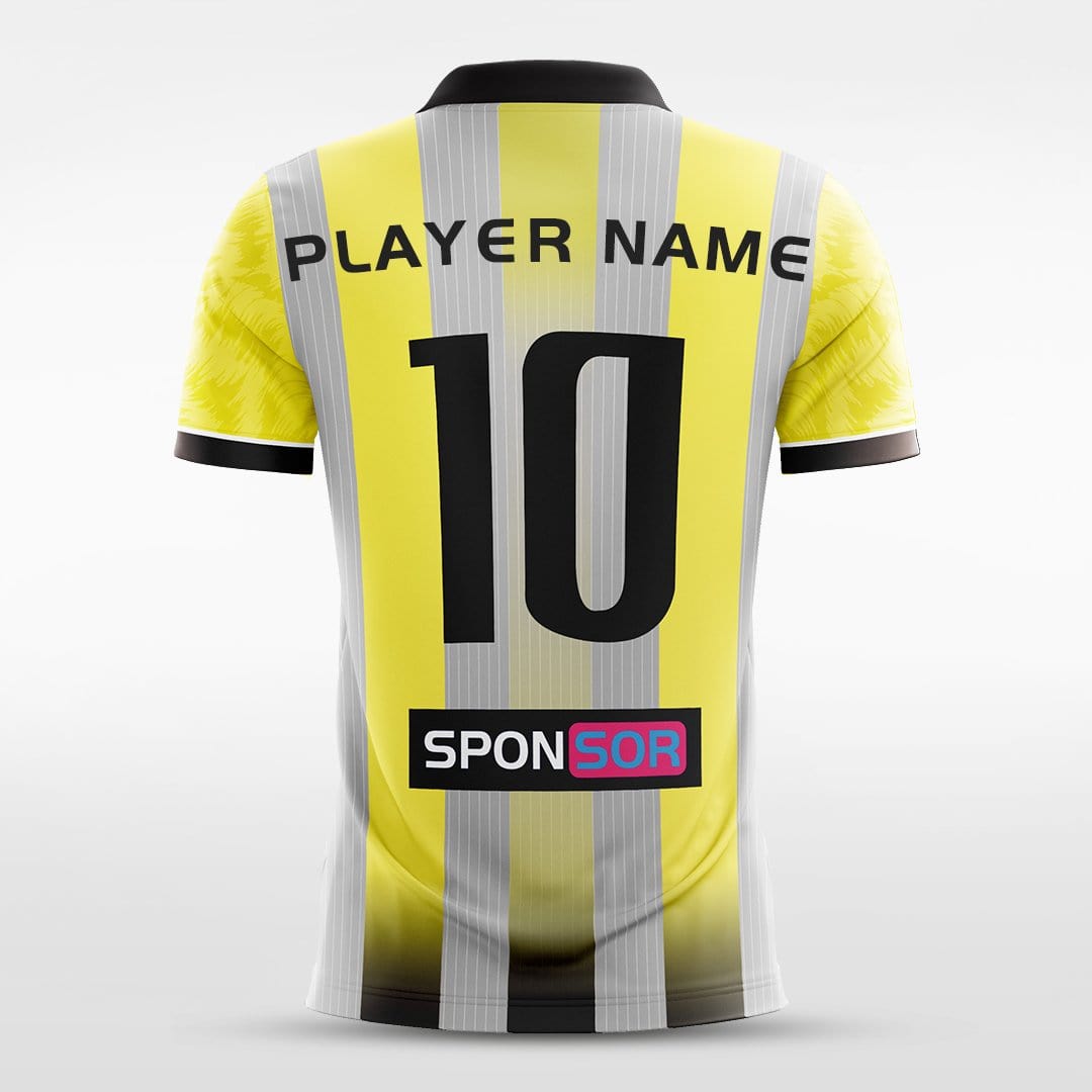 Custom Yellow Men's Sublimated Soccer Jersey