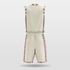 White Sublimated Basketball Set